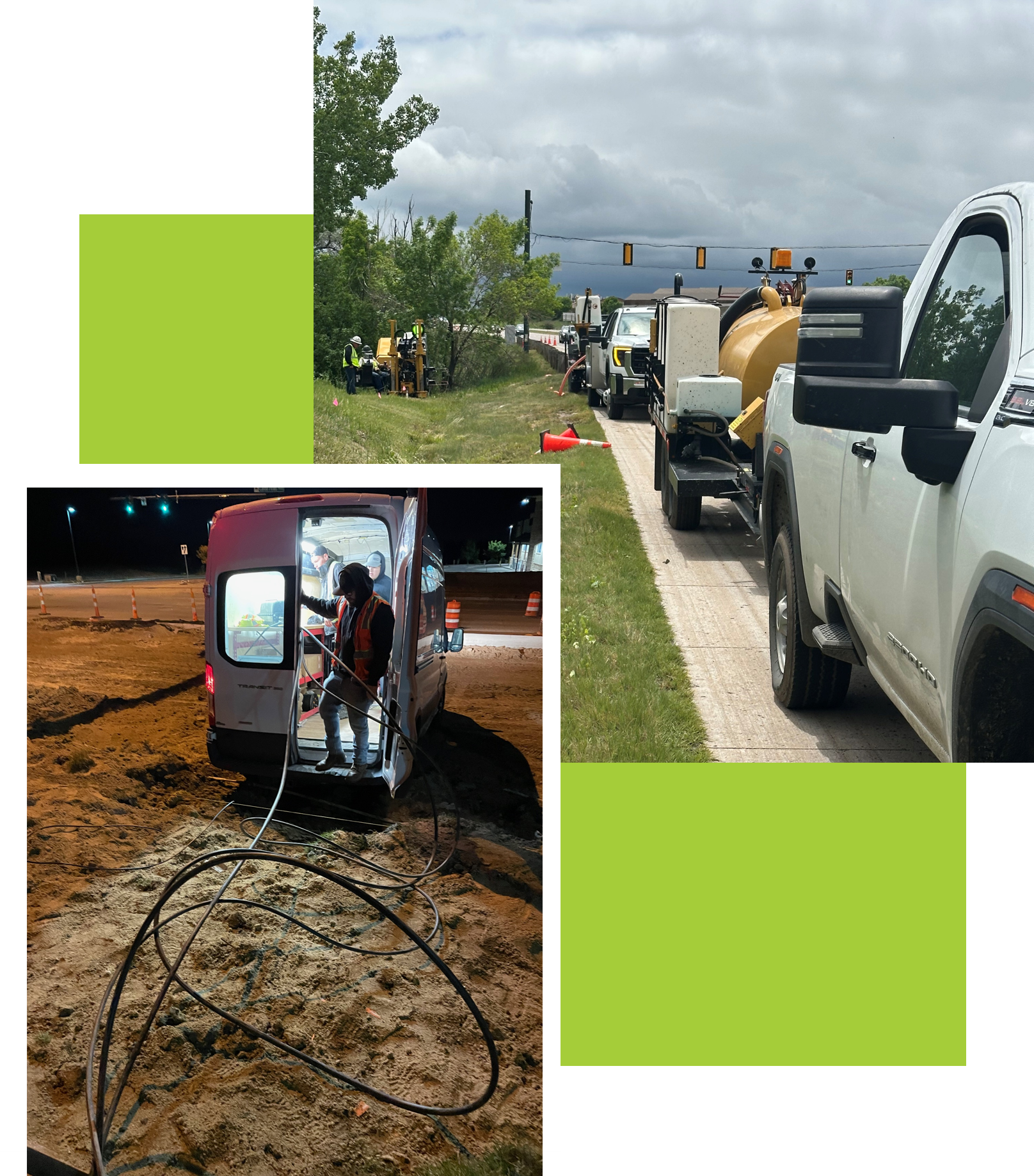 Telecommunications construction and maintenance operations in the Colorado Front Range - including Denver and the Denver Metro Area