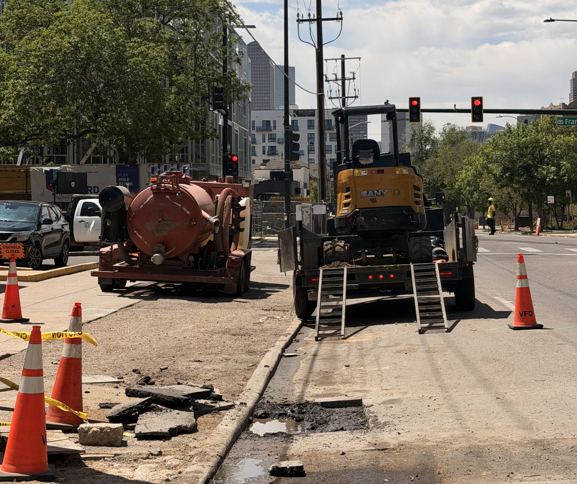 Trace Civil Assets in Denver Colorado on an emergency telecom damage